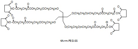 Laysan 四臂聚乙二醇SS酯 4 arm PEG-Succinimidyl Succinate (4arm-PEG-SS)
