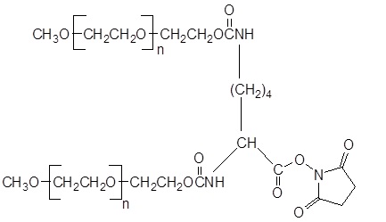 Laysan 二(甲氧基聚乙二醇)-琥珀酰亚胺酯 MPEG2-NHS