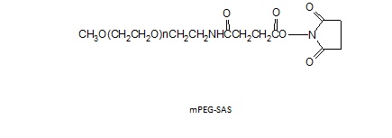 Laysan 甲氧基聚乙二醇SAS酯 mPEG-Succinimidyl Amido Succinate (mPEG-SAS)