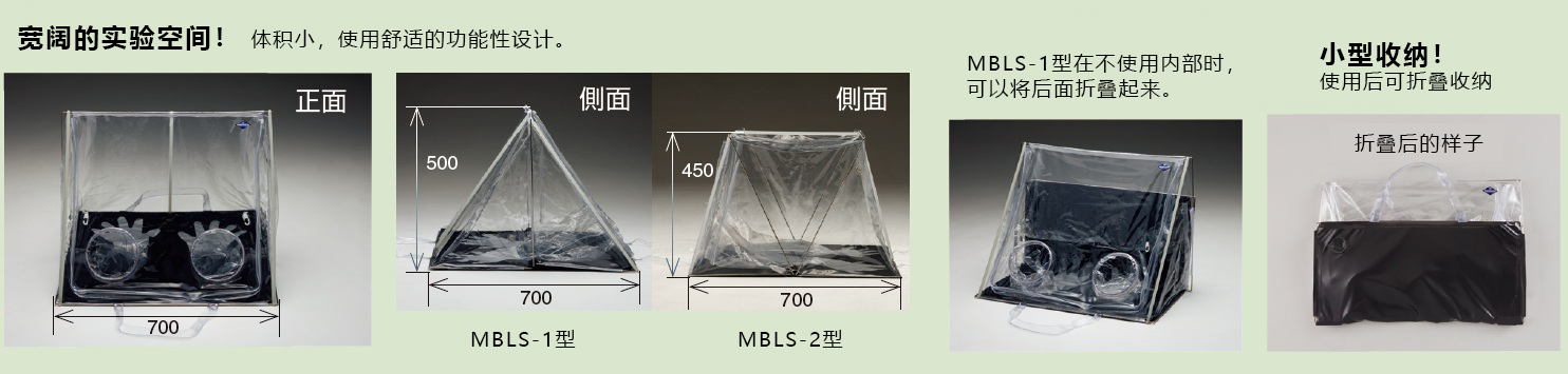便携实验手套箱 MBLS2型-丙烯酸真空干燥箱