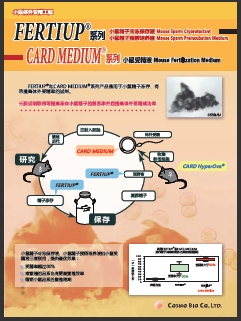 小鼠精子冻存液和体外受精培养基                  FERTIUP ®  &CARD MEDIUM ®