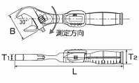 日本京都工具带传感器手柄GEK 085 - W 36-日本京都工具-