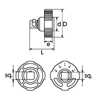 日本京都工具9.5平方英尺快速旋转器BE3-Q-日本京都工具