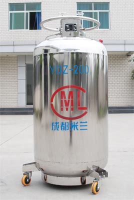YDZ-200自增压液氮罐（液氮、液氧、液氩）-米兰 自增压液氮罐