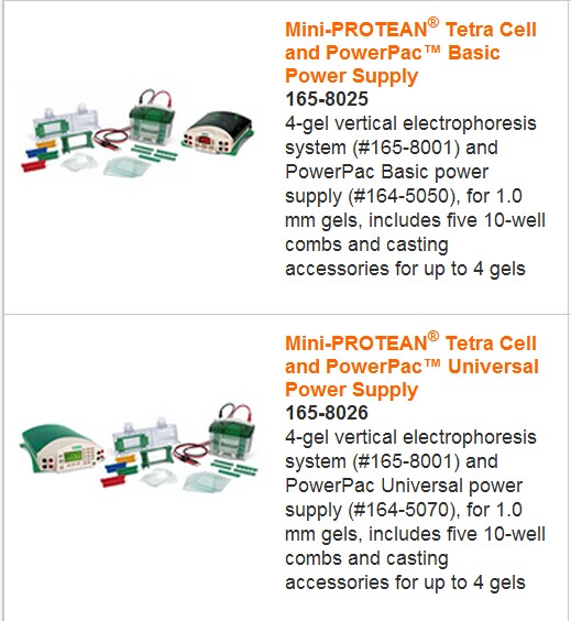 Bio-rad伯乐Mini迷你电泳槽1658001-实验室其他仪器