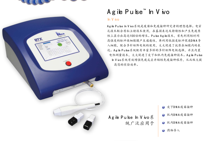 Agile Pulse In Vivo疫苗电穿孔系统-电穿孔