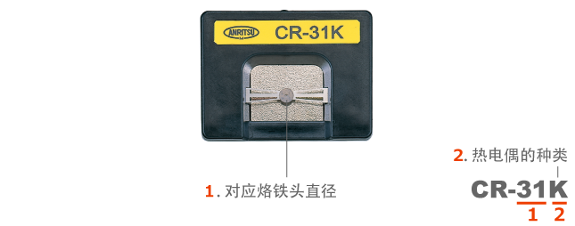 日本安立计器烙铁头用温度传感器CR系列-日本安立计器