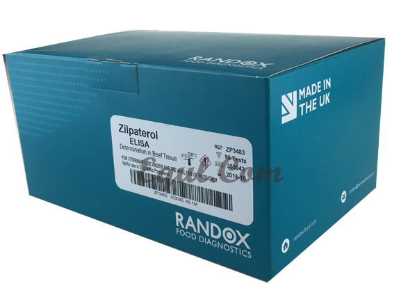 齐帕特罗（盐酸齐帕特罗）检测试剂盒 ZILPATEROL ELISA 货号：R-ZP3483 品牌：Randox