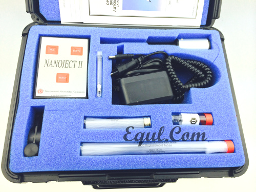 Nanoject II 纳升级微量注射器主机 Nanoject II w/Universal Adapter, 100-240 Volt Pwr. Supply  货号：D3-000-205A 品牌：Drummond