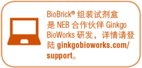 BioBrick® 组装试剂盒             货   号                  #E0546S